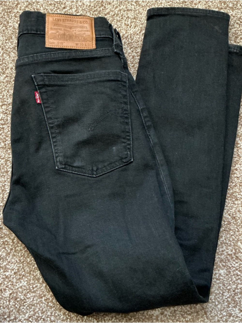 Levi's Black 510 Jeans